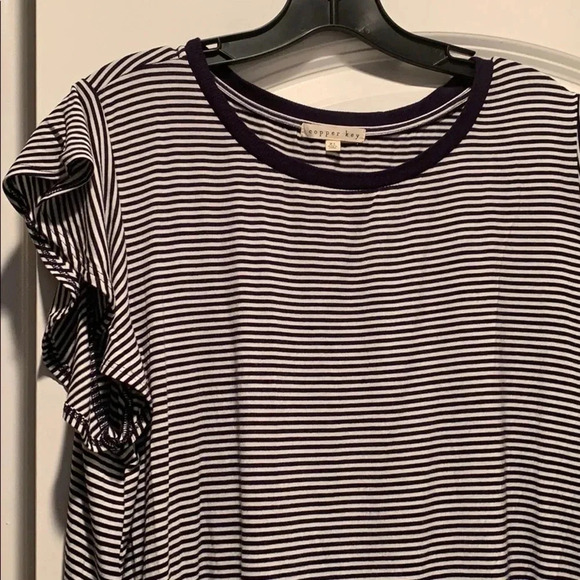 Copper Key Top black white stripes Excellent Cond. - Picture 8 of 8